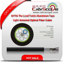 Structure Cabling Optical Fiber GYTA Level Twist Aluminium Tape Light Armored Optical Fibe